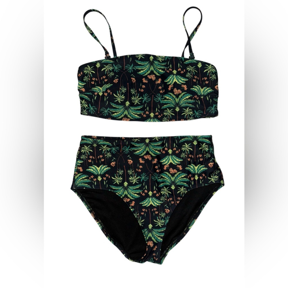 Old navy palm tree two piece swim - Picture 3 of 9